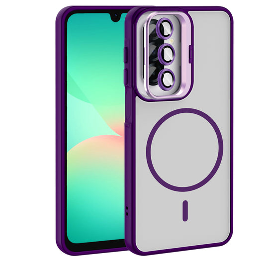 Samsung S25 Plus Kılıf Standlı ve Kamera Lens Hediyeli Etro Kapak