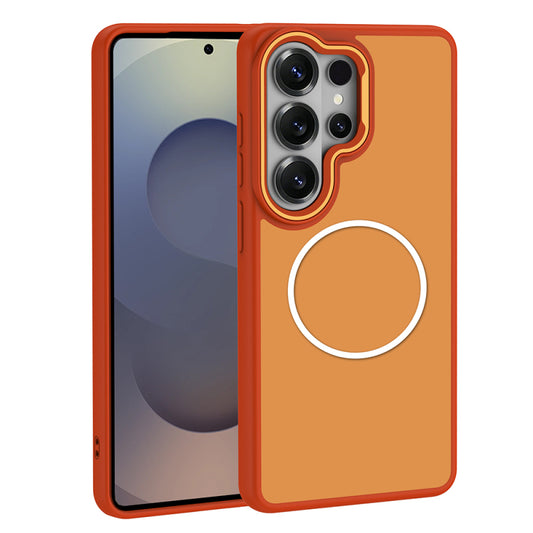 iPhone 17 Pro Kılıf M-Safe Şarj Özellikli Metal Kamera Çerçeveli Sanremo Silikon Kapak