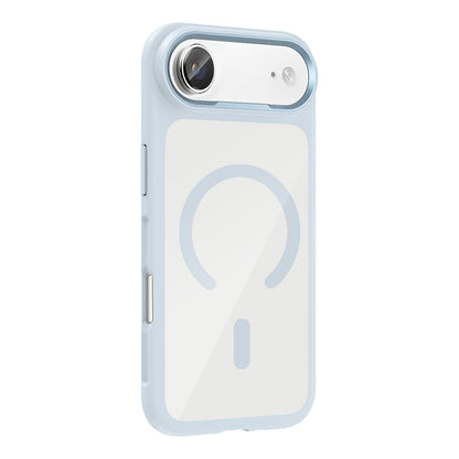 Apple iPhone 17 Air Kılıf M-Safe Şarj Özellikli Metal Kamera Çerçeveli Tiko Kapak