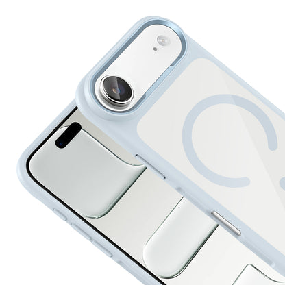 Apple iPhone 17 Air Kılıf M-Safe Şarj Özellikli Metal Kamera Çerçeveli Tiko Kapak