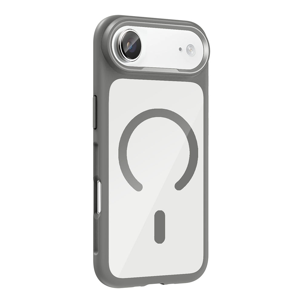 Apple iPhone 17 Air Kılıf M-Safe Şarj Özellikli Metal Kamera Çerçeveli Tiko Kapak