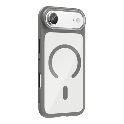 Apple iPhone 17 Air Kılıf M-Safe Şarj Özellikli Metal Kamera Çerçeveli Tiko Kapak
