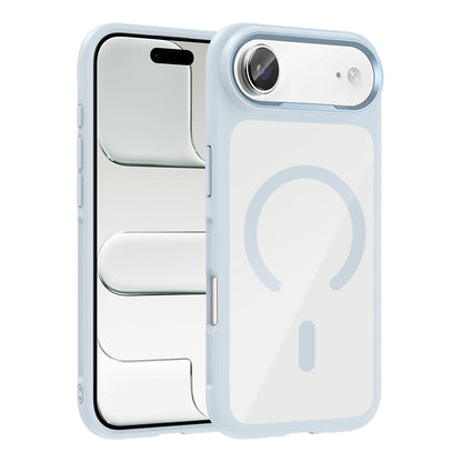 Apple iPhone 17 Air Kılıf M-Safe Şarj Özellikli Metal Kamera Çerçeveli Tiko Kapak