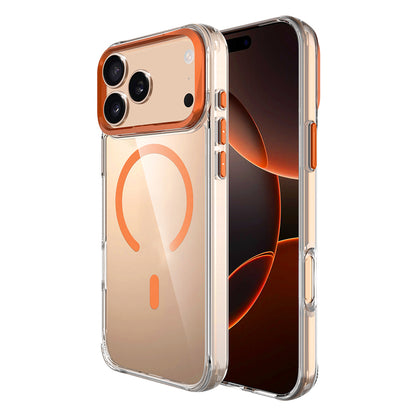 Apple iPhone 17 Pro Kılıf M-safe Şarj Özellikli Airbagli Kamera Standlı Azor Kapak