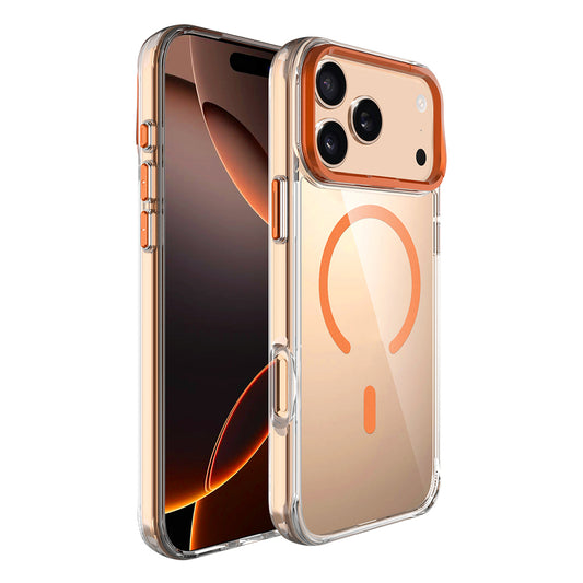 Apple iPhone 17 Pro Kılıf M-safe Şarj Özellikli Airbagli Kamera Standlı Azor Kapak