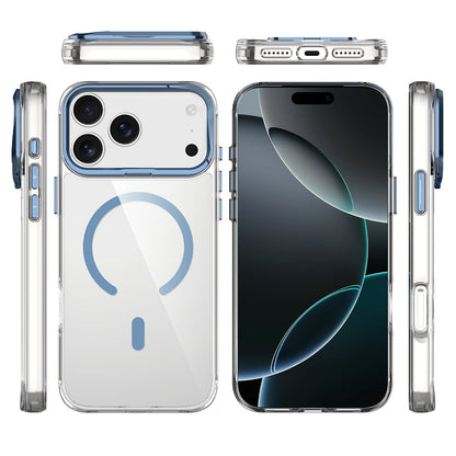 Apple iPhone 17 Pro Kılıf M-safe Şarj Özellikli Airbagli Kamera Standlı Azor Kapak