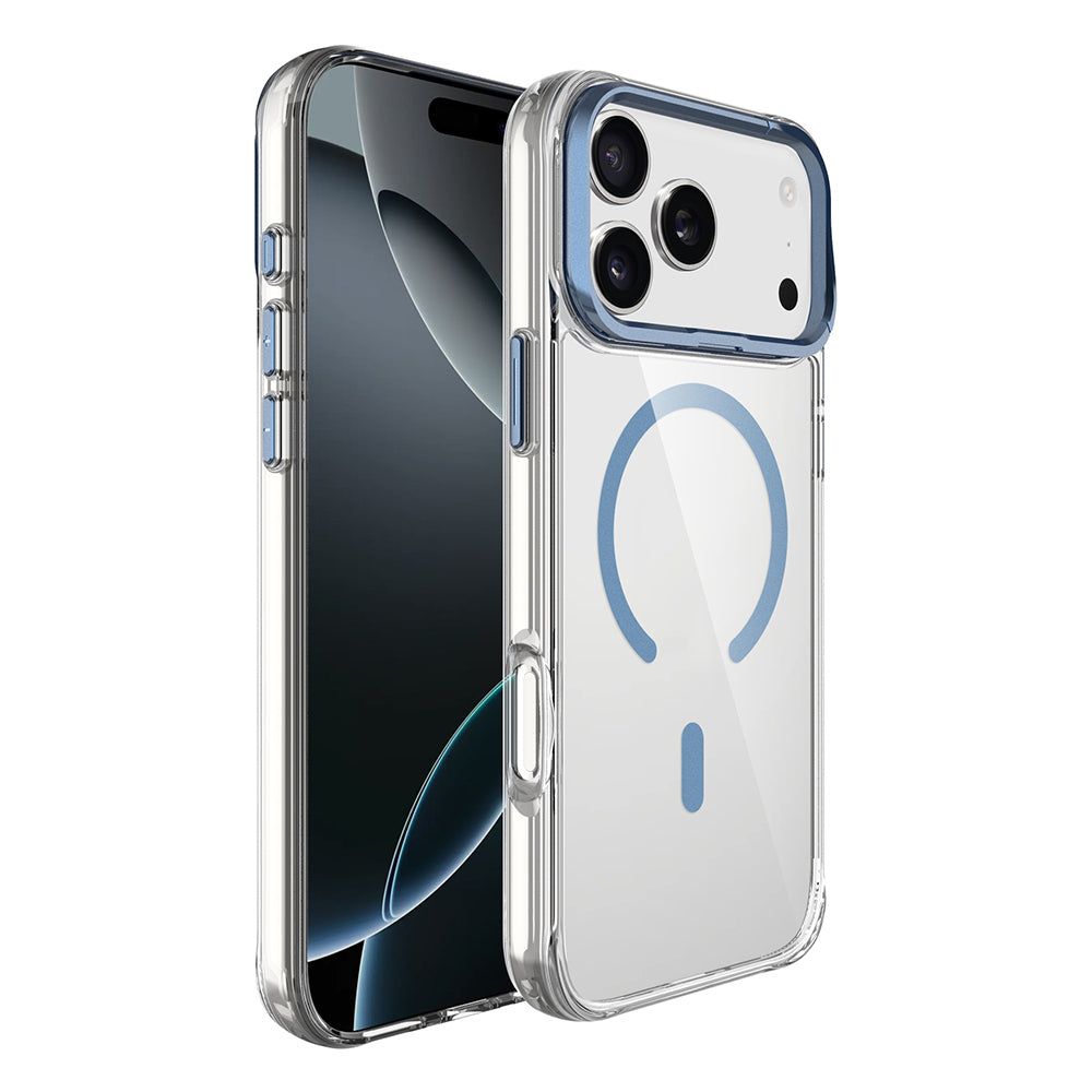 Apple iPhone 17 Pro Kılıf M-safe Şarj Özellikli Airbagli Kamera Standlı Azor Kapak