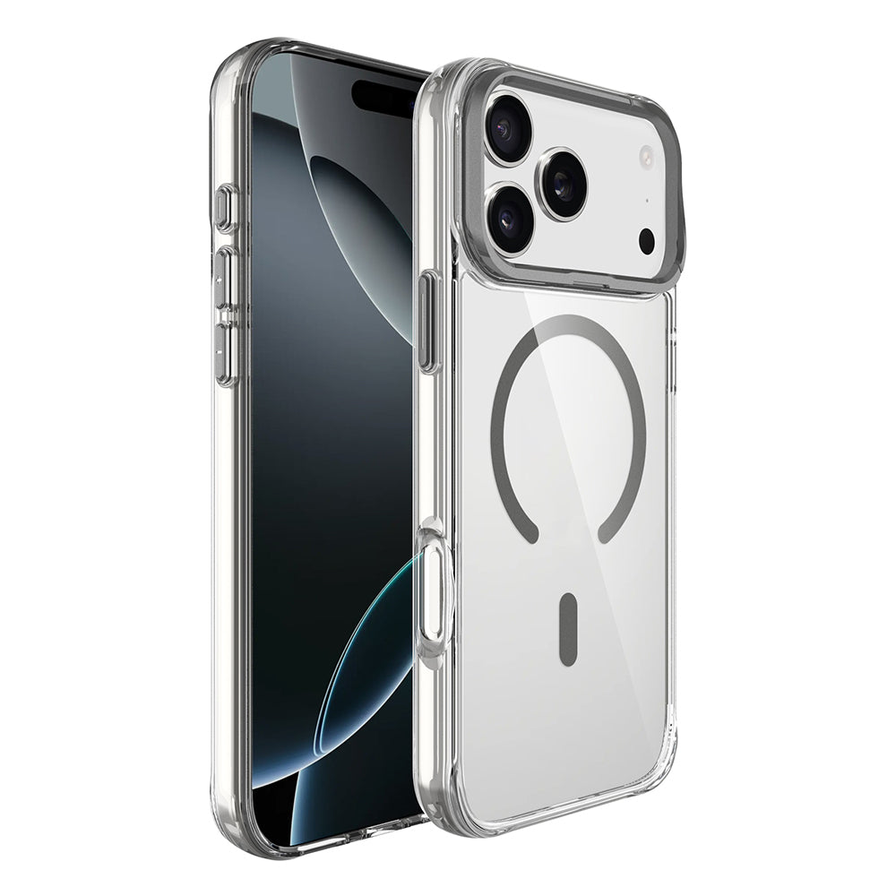 Apple iPhone 17 Pro Kılıf M-safe Şarj Özellikli Airbagli Kamera Standlı Azor Kapak