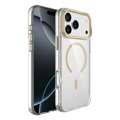 Apple iPhone 17 Pro Kılıf M-safe Şarj Özellikli Airbagli Kamera Standlı Azor Kapak