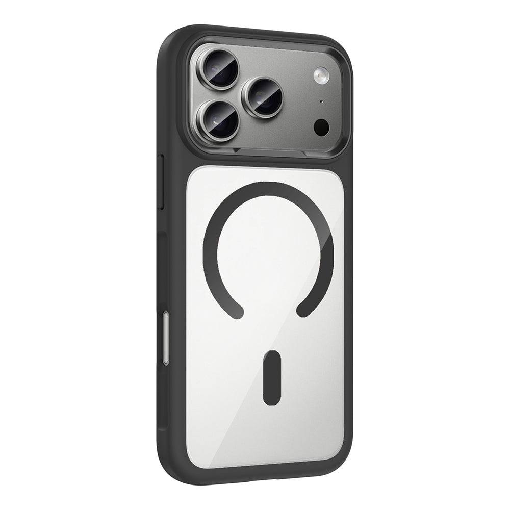 Apple iPhone 17 Pro Kılıf M-Safe Şarj Özellikli Metal Kamera Çerçeveli Tiko Kapak