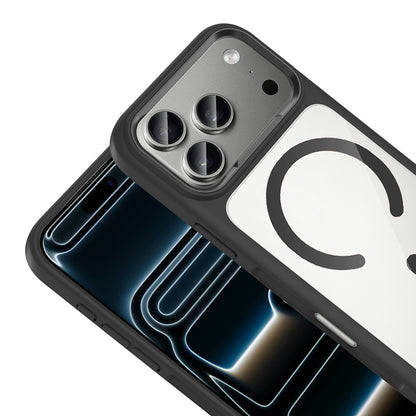 Apple iPhone 17 Pro Kılıf M-Safe Şarj Özellikli Metal Kamera Çerçeveli Tiko Kapak