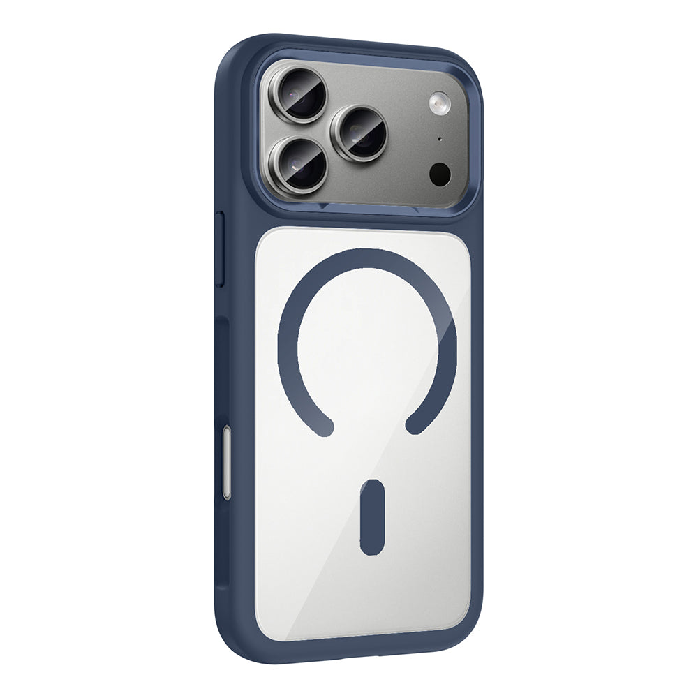 Apple iPhone 17 Pro Kılıf M-Safe Şarj Özellikli Metal Kamera Çerçeveli Tiko Kapak