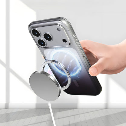 Apple iPhone 17 Kılıf M-Safe Şarj Özellikli Septik Silikon Kapak