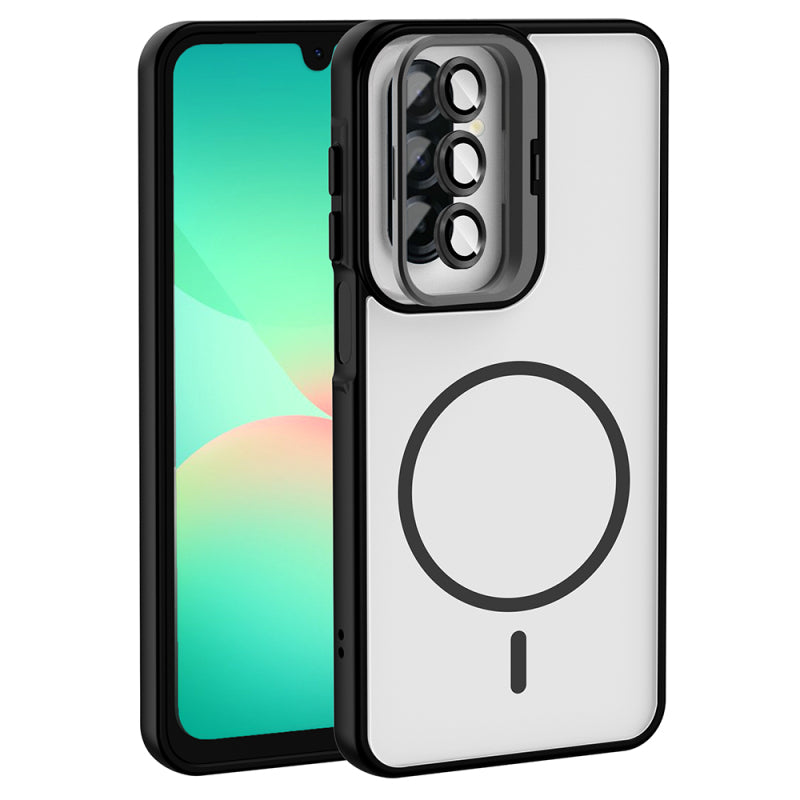 iPhone 16 E Kılıf Standlı ve Kamera Lens Hediyeli Etro Kapak
