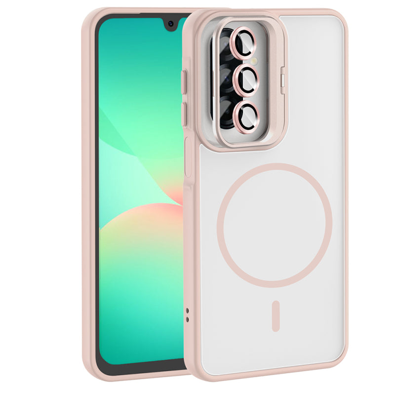 iPhone 16 E Kılıf Standlı ve Kamera Lens Hediyeli Etro Kapak