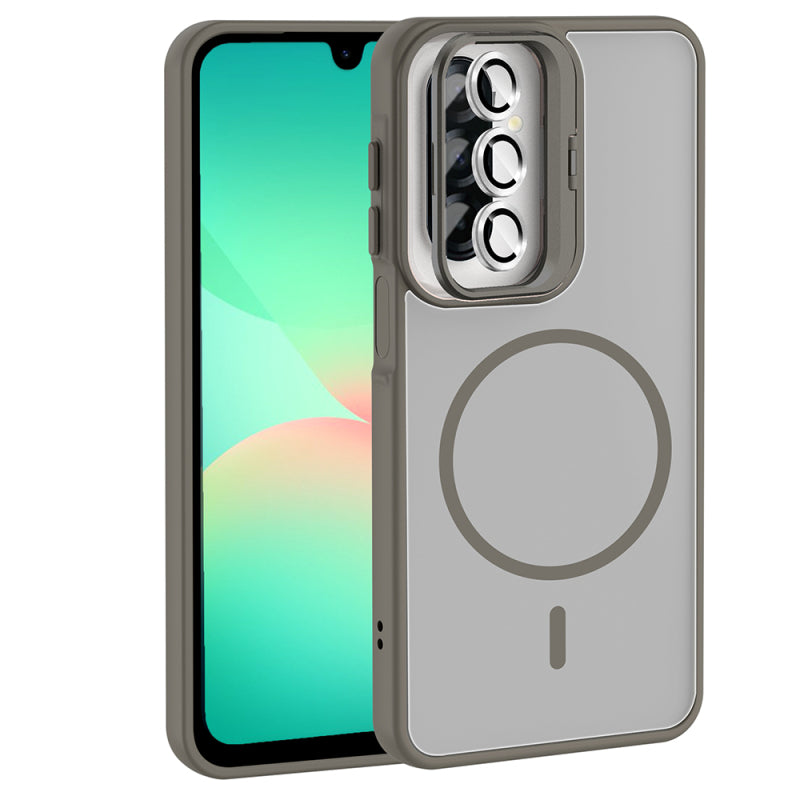 iPhone 16 E Kılıf Standlı ve Kamera Lens Hediyeli Etro Kapak
