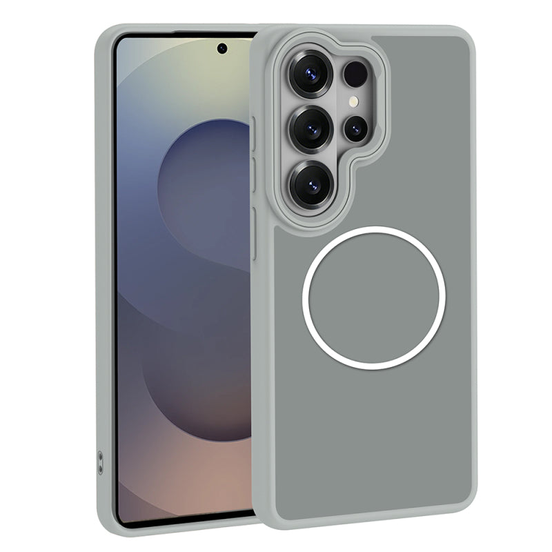 iPhone 17 Pro Kılıf M-Safe Şarj Özellikli Metal Kamera Çerçeveli Sanremo Silikon Kapak