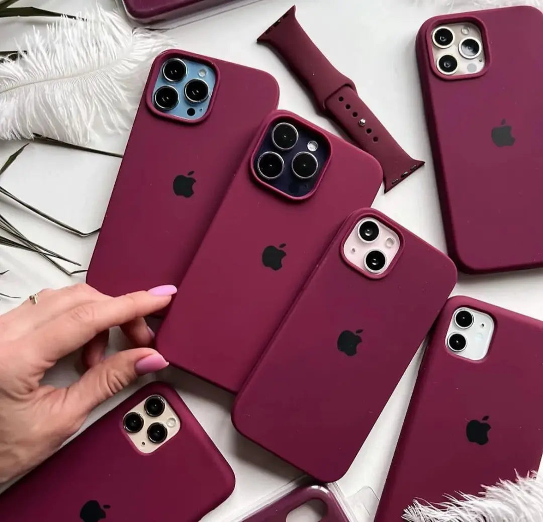 İPhone 16 Plus Apple Logolu Lansman İçi Süet Kılıflar