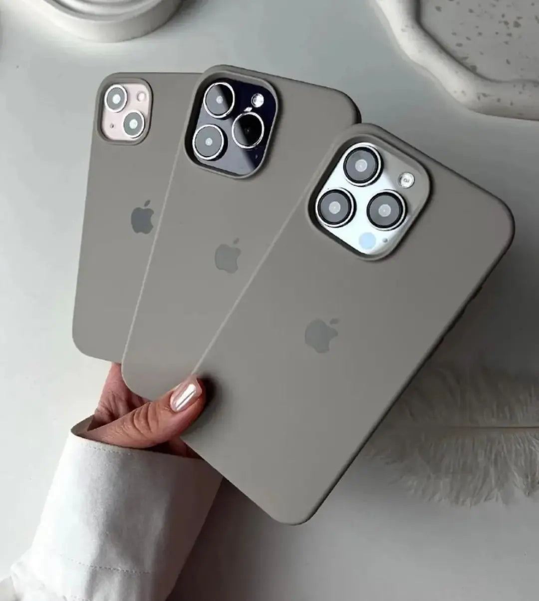 İPhone 16 Plus Apple Logolu Lansman İçi Süet Kılıflar