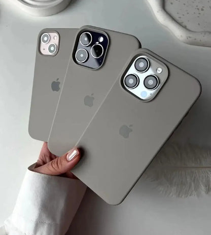 İPhone 16 Plus Apple Logolu Lansman İçi Süet Kılıflar
