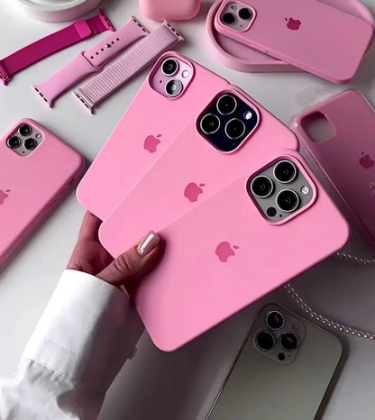 İPhone 16 Plus Apple Logolu Lansman İçi Süet Kılıflar