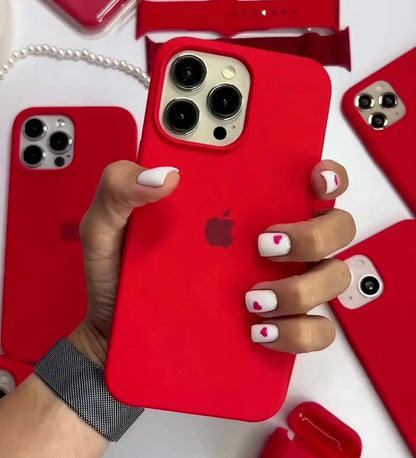 İPhone 16 Plus Apple Logolu Lansman İçi Süet Kılıflar
