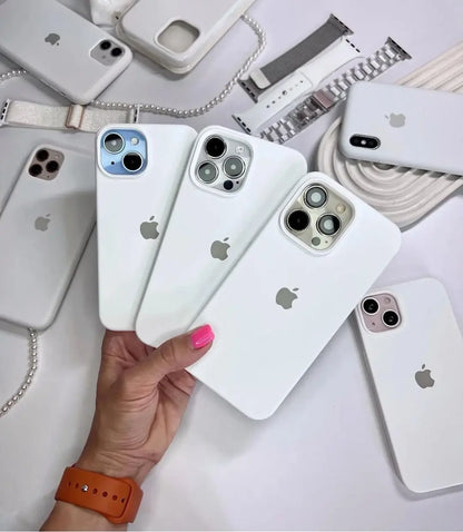 İPhone 16 Plus Apple Logolu Lansman İçi Süet Kılıflar
