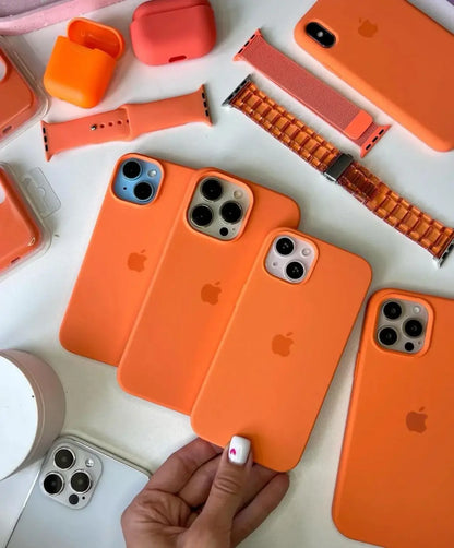 İPhone 16 Plus Apple Logolu Lansman İçi Süet Kılıflar