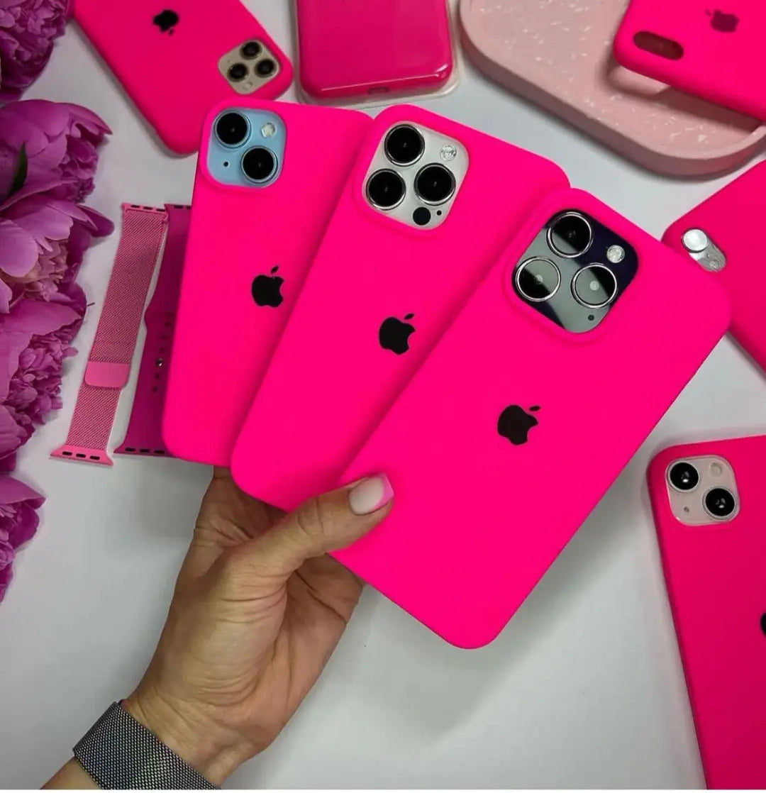 İPhone 16 Plus Apple Logolu Lansman İçi Süet Kılıflar