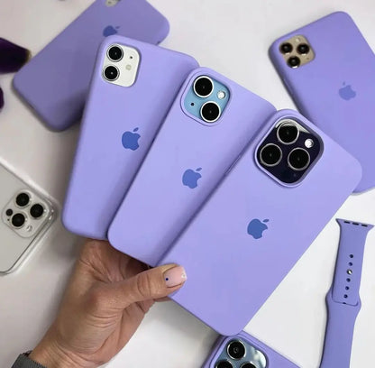 İPhone 16 Plus Apple Logolu Lansman İçi Süet Kılıflar